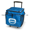 Promocionais personalizados impresso 48 pinos pode ser isolada Wheel Cooler Bag